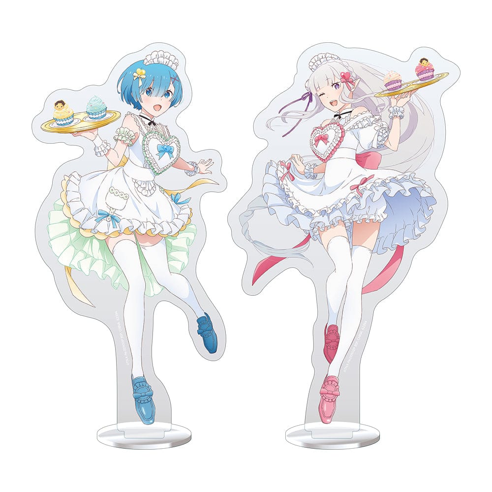 Bandai Ichiban Kuji [Play Online] Ichiban Kuji - Re:Zero - Sweet Happy Life D Prize - Big Acrylic Stand