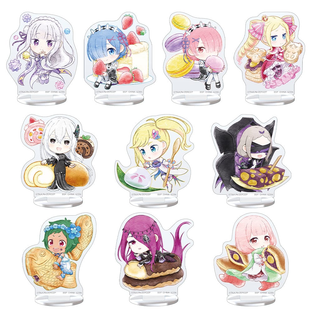 Bandai Ichiban Kuji [Play Online] Ichiban Kuji - Re:Zero - Sweet Happy Life E Prize - Acrylic Stand